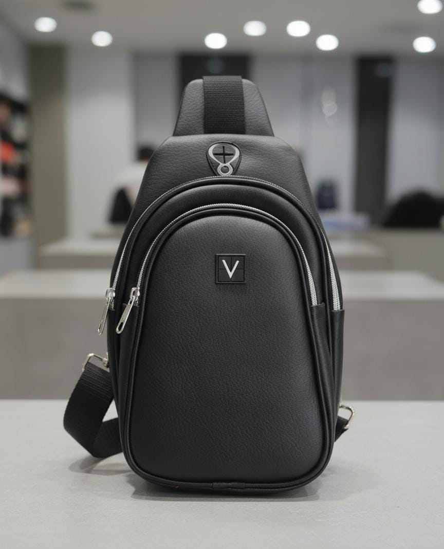 Men's Sleek Crossbody Sling Bag (or Minimalist Daily Sling Pack)