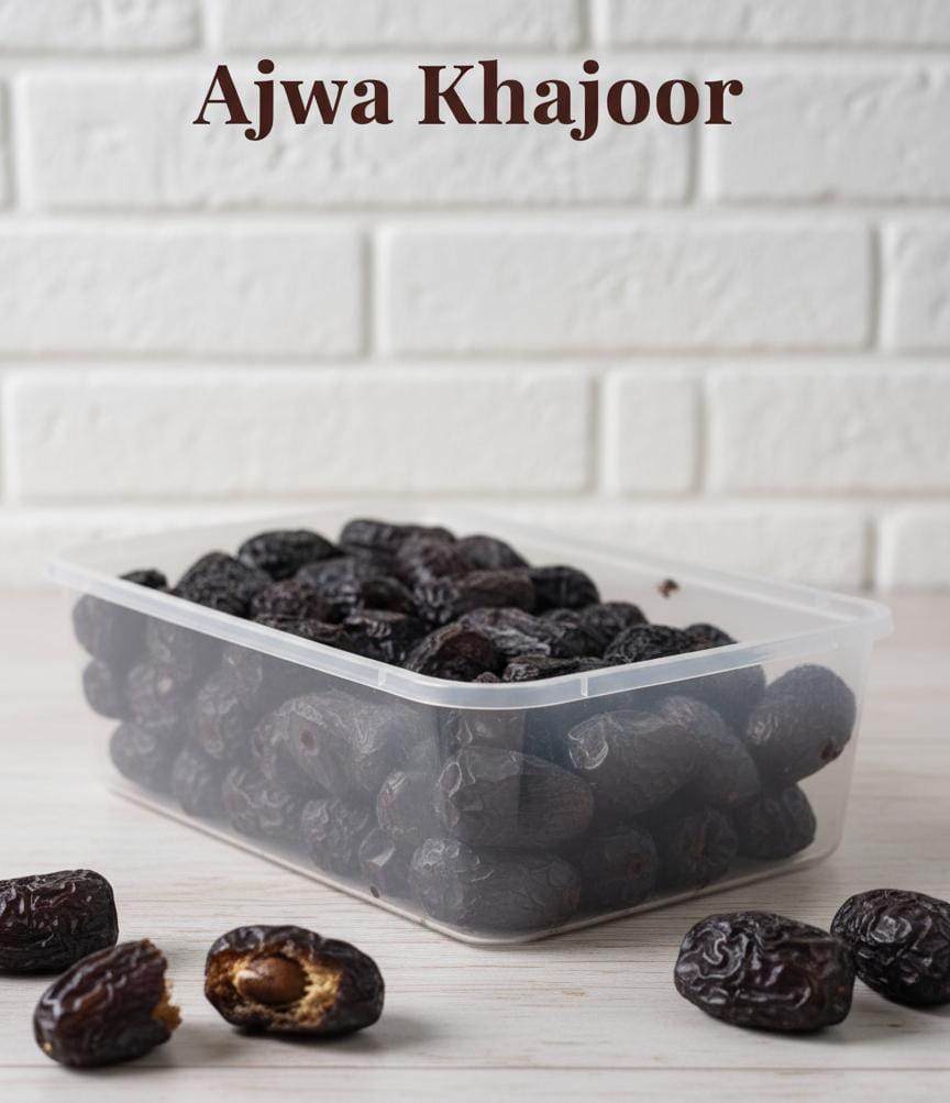 Holy Ajwa Khajoor (Jumbo Size)- The Prophet's Date from Madinah 1 Kg